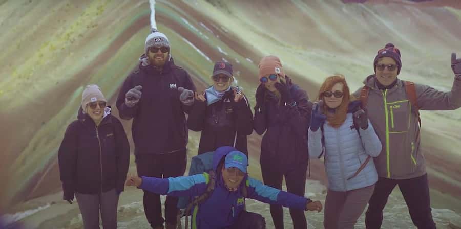 08am Departure Rainbow Mountain Tour: Late Morning Tour - Rainbow Mountain itself: 35 minutes that you can actually enjoy