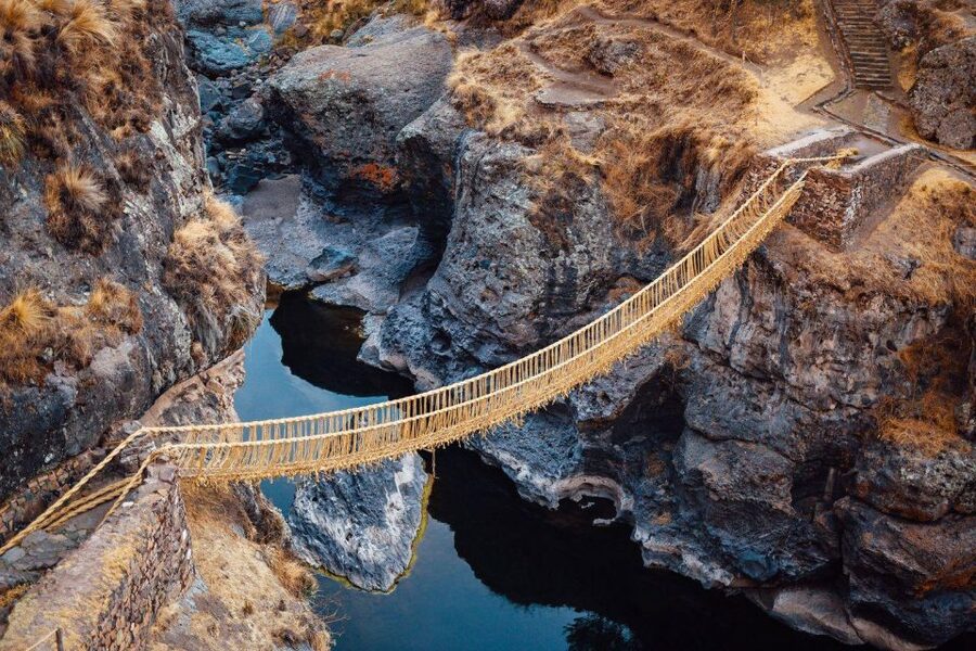 1 day excursion to Qeswachaka bridge and the 4 lagoons - Pampamarca Lagoon: the end of the water circuit