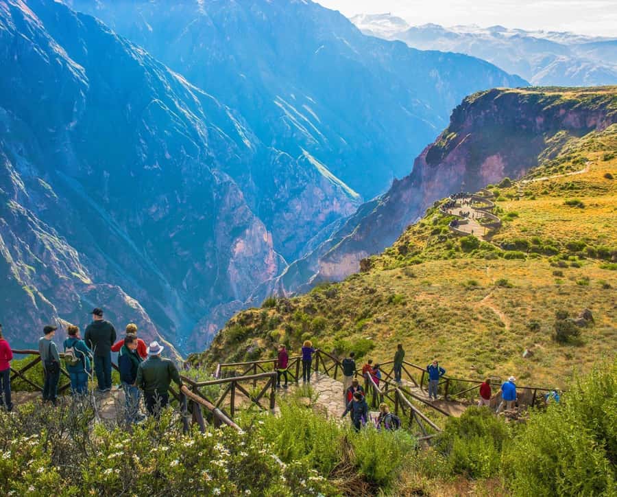 2-Day Tour Colca Canyon in Arequipa with end in Puno - Cruz del Cóndor: the condor-viewing moment and the mandatory ticket