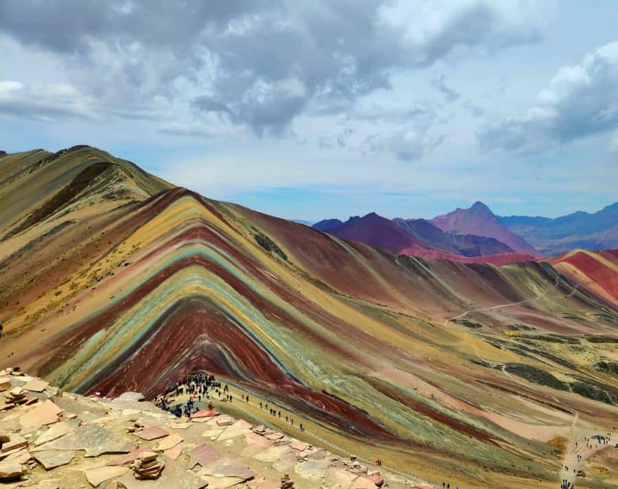 7 Colors Mountain Tour + Red Valley - Cusipata breakfast and lunch, fueling a high-altitude climb