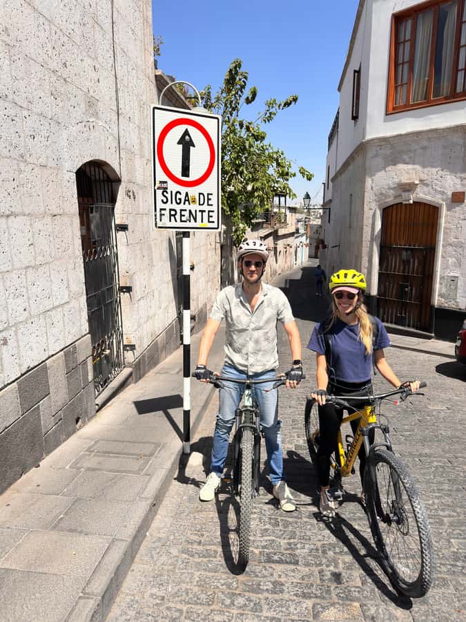 AREQUIPA BIKING CITY TOUR - Selva Alegre Park to Puente Chilina: Park Energy and Big-View Stops