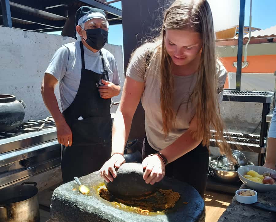 Arequipa Food Tour: Ancestral Cuisine & City Tour - Cloisters of The Company and Plaza de Armas, food breaks with real city context