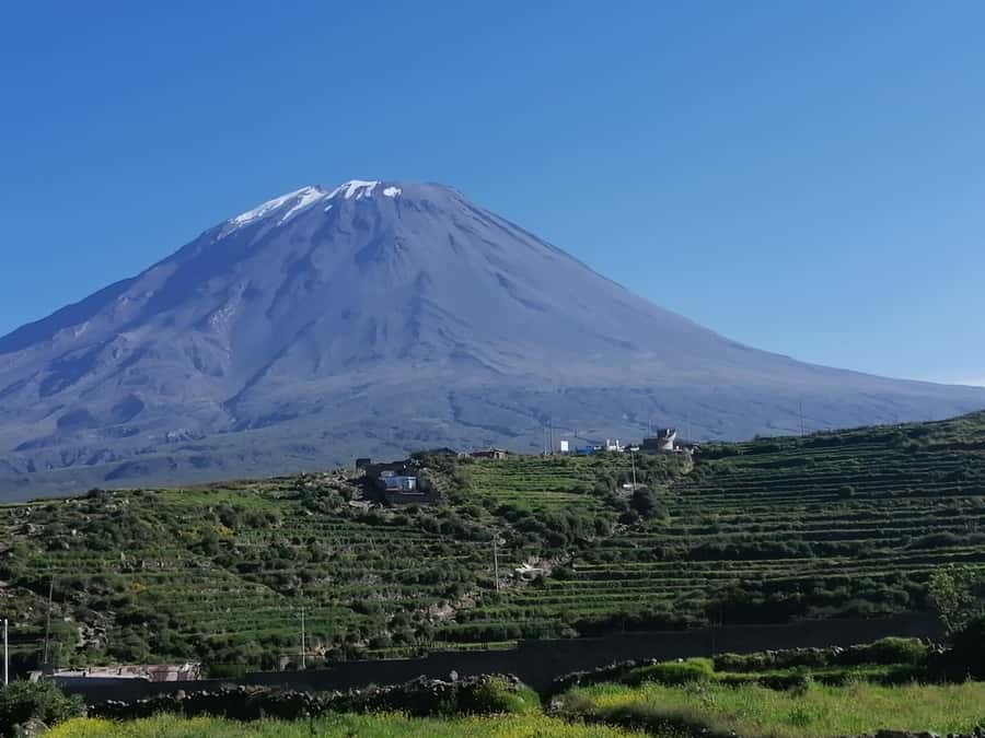 Arequipa: Full-Day Tour to Salinas Salt Lake - Chiguata viewpoint stop, where the volcano names get real