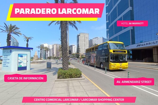 City Tour Panoramic Bus Departure from Larcomar - Pucllana Site Museum: Pre-Inca Reality in Miraflores