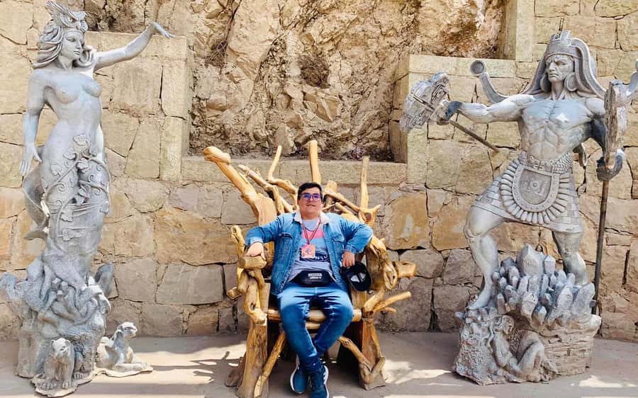 Cusco: Adobe of the gods on quad bikes tour - Morada de los Dioses, Apukunaq Tianan: the “Gods” carved into cliff faces