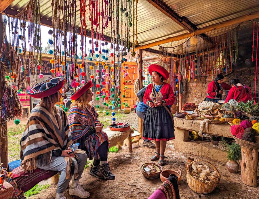 Cusco:Chinchero,Moray & Salt Mines drop-off in Ollantaytambo - Moray terraces: circular agriculture built for a tricky climate