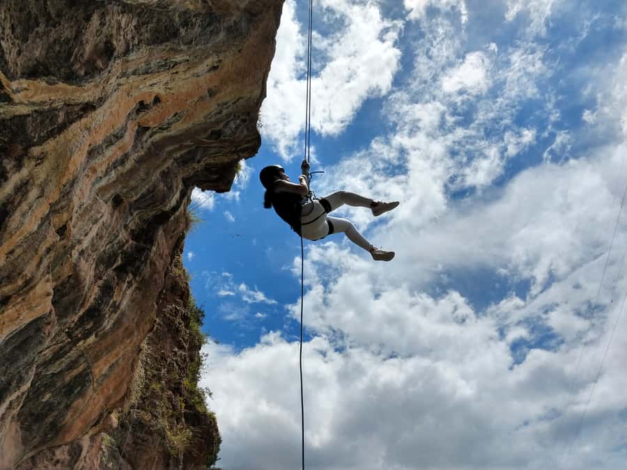 Cusco: Extreme Sky Bike and Rappelling Adventure - The 30-meter rappel: the controlled drop that still feels intense