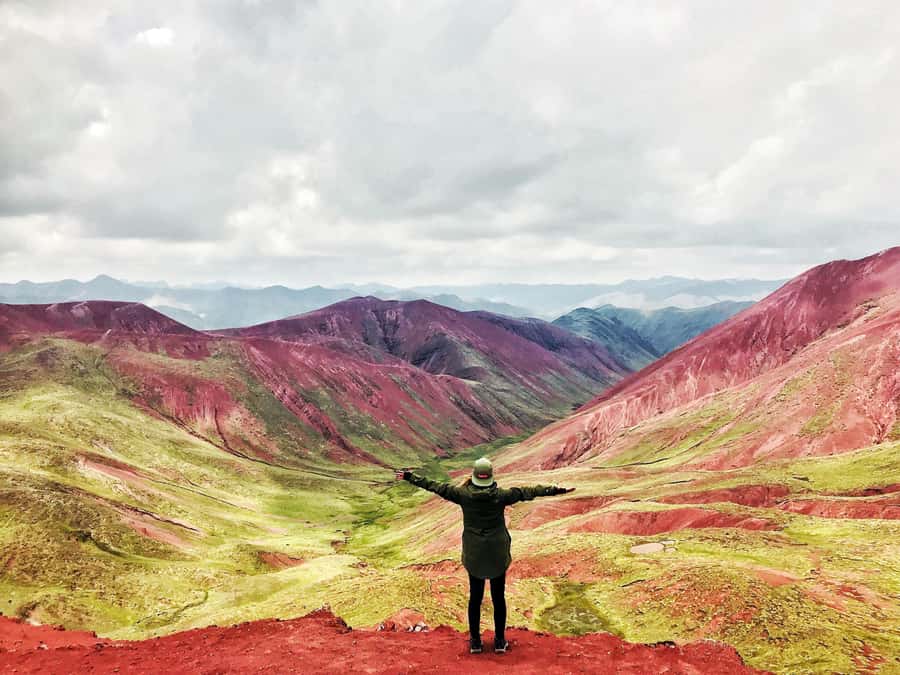 Cusco: Full-Day Rainbow Mountain & Red Valley Trekking Tour - From Rainbow Mountain to Red Valley at 5,038m