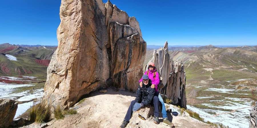 Cusco : Palcoyo - Rainbow Mountain Hidden Sister - Checacupe to Palcoyo: The Walk Starts After a Lifted Excursion Base