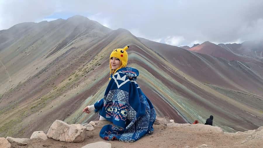 Cusco: Rainbow Mountain In Quad Bikes /walk 5 minutes/+meals - Rainbow Mountain viewpoint: 45-minute hike or 7-minute motorcycle for extra fee