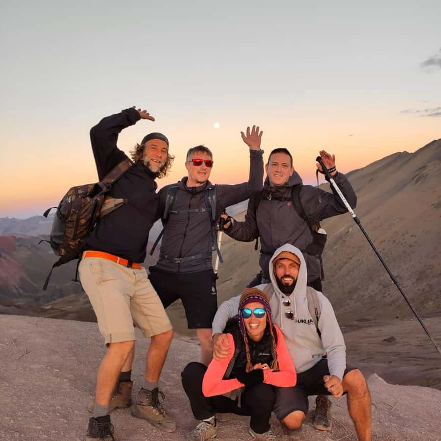 Cusco: Rainbow Mountain Tour at Sunset Without the Crowds - Red Valley and Ausangate views as the light fades