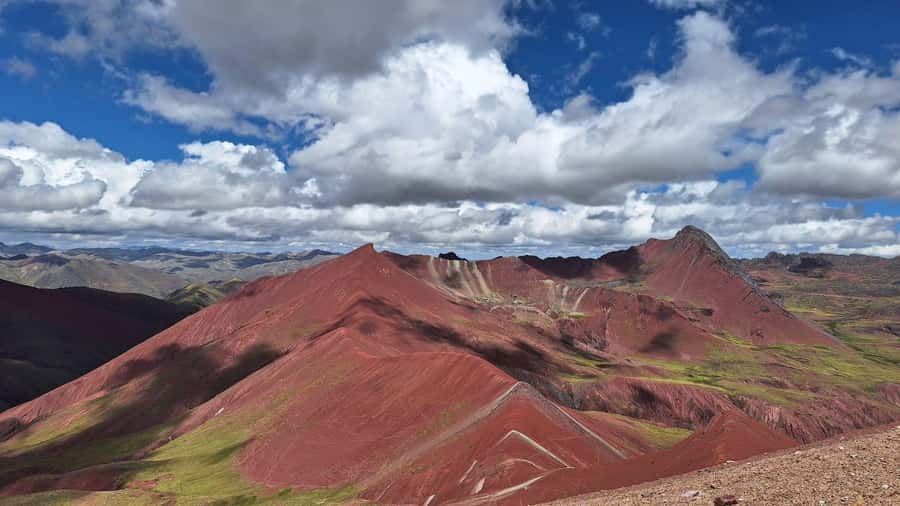 excursion to colorful mountain & red valley viewpoint cusco - Ascending Rainbow Mountain, Getting to the Summit Around 10:30