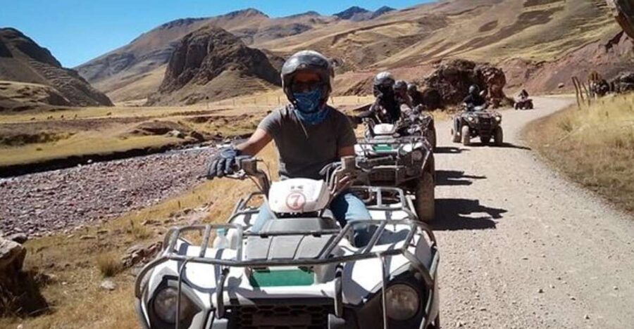 Excursion to Rainbow Mountain in ATV. - The 30-minute ATV ride up: slow is the whole point