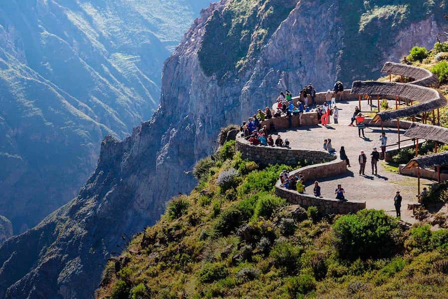From Arequipa: 2-Day Colca Canyon Trekking Tour - Day 2 ascent back toward Cabanaconde and Arequipa