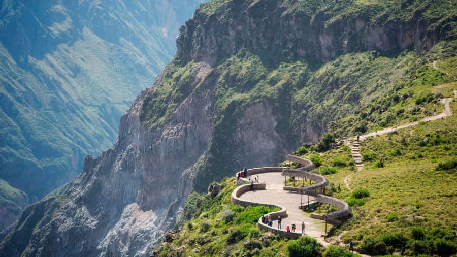 From Arequipa: Full Day Colca Canyon Tour - The return route: Chucura crater, Patahuasi, and volcano views