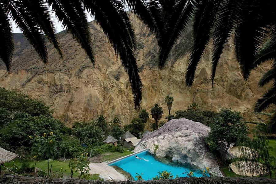 From Arequipa Trek : 2-Days of Hiking in the Colca Canyon - Antahuilque viewpoints and thermal baths near Chivay