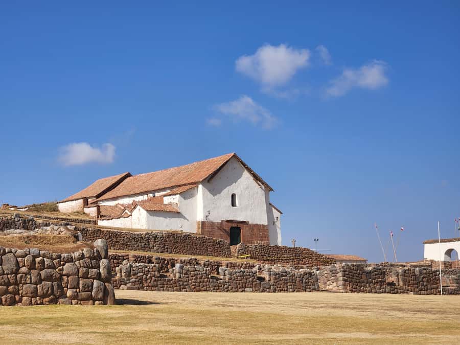 From Cusco: Chinchero, Moray, Maras and Ollantaytambo - Chinchero Ruins and the Alpaca Wool Textile Stop