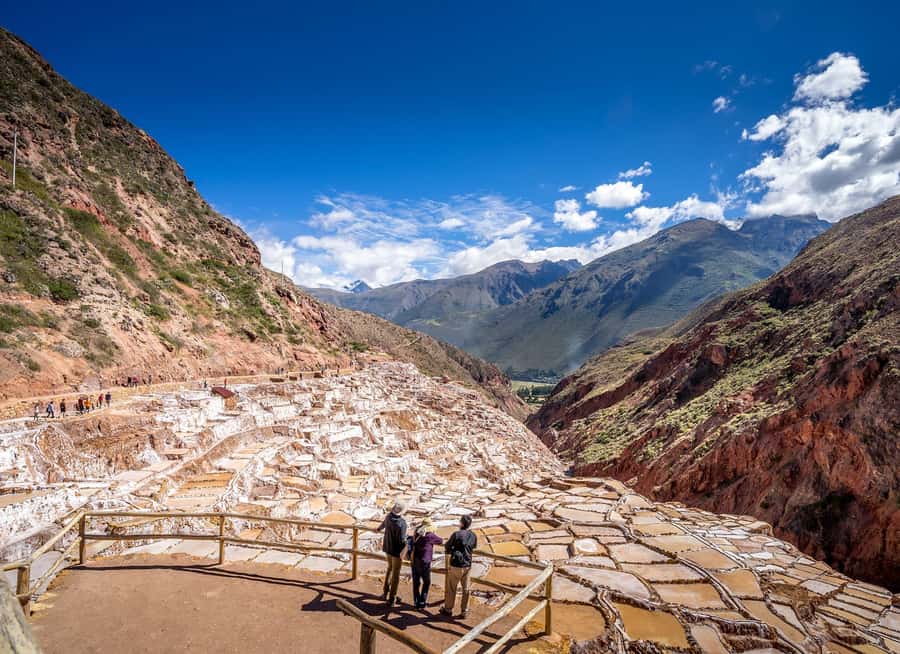 From Cusco: Chinchero Weavers, Moray, Maras Salt Mines Tour - Moray’s circular terraces, the Inca agricultural lab