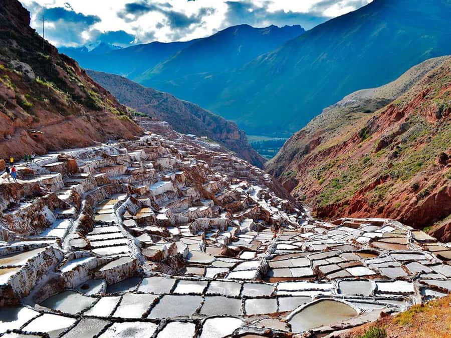 From Cusco: Chinchero Weavers, Moray, Maras Salt Mines Tour - Chinchero weavers, plus the textile process you can watch explained