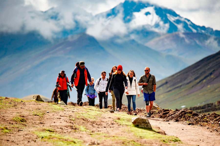 From Cusco: Guided Trip to Rainbow Mountain (6:30am option) - Cusipata breakfast, then the trail launch at Chillihuani