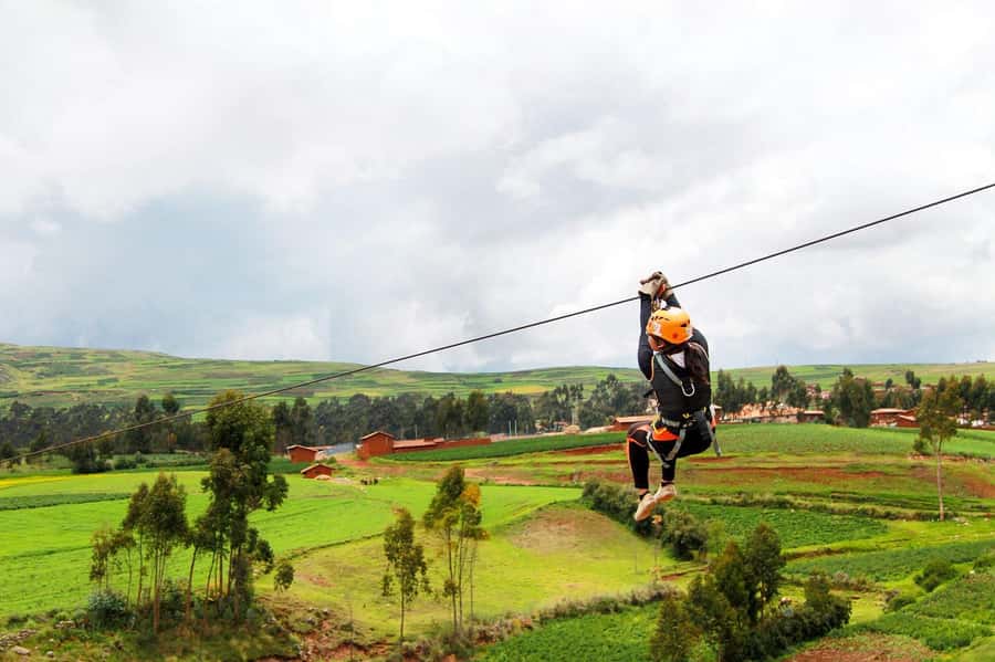 From Cusco: Half-Day Zip Line Adventure - Four cables in 90 minutes: gentle start, fast charge, long run, deep finale
