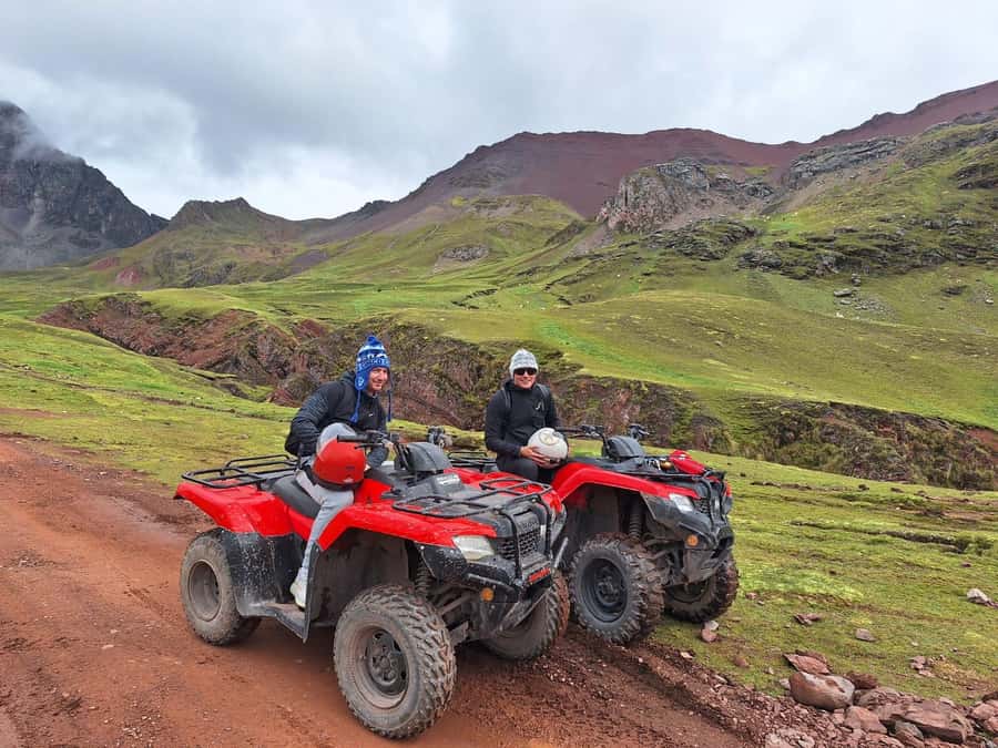 From Cusco: Mountain of colors and red valley on ATVs - Walking Up to Rainbow Mountain: The 45-Minute Pace Test