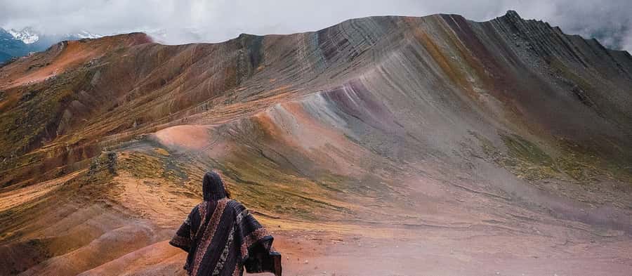 From Cusco: Palccoyo Mountain Tour full day - Arriving at Palccoyo (4,900 m): colors, Stone Forest, and llamas