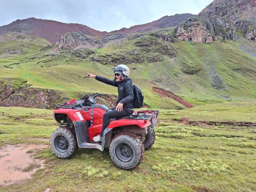 From cusco: Rainbow Mountain ATV Tour with meals - Riding into the colors: what the route feels like
