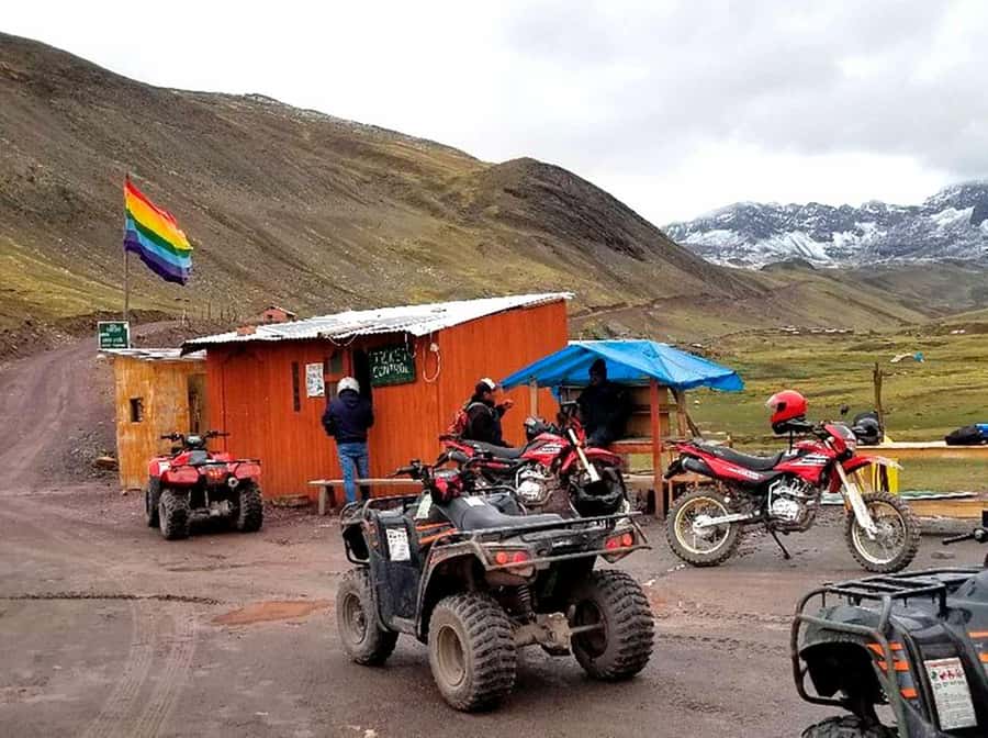 From Cusco: Rainbow Mountain in ATV Quad Bikes + meals - The Return and Lunch in Pitumarca: Reset Time Before Cusco