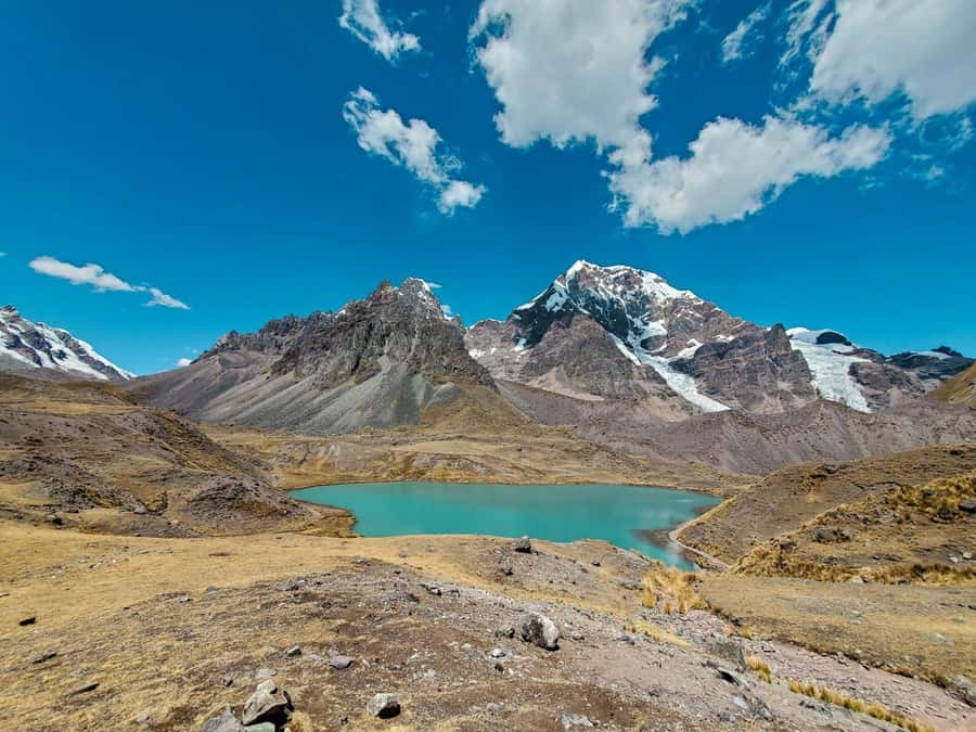 From Cusco: Tour Ausangate & 7 Lakes Full Day - Lunch, then medicinal hot springs in Pacchanta