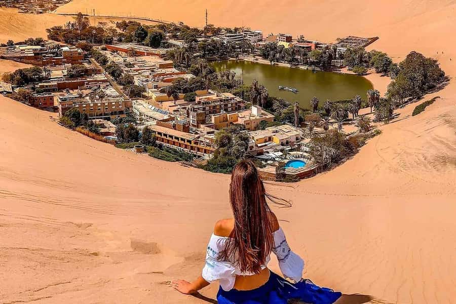 From Huacachina: Sandboarding and Dune Buggy Tour + Income - From Huacachina lagoon to 10 km out: the buggy portion