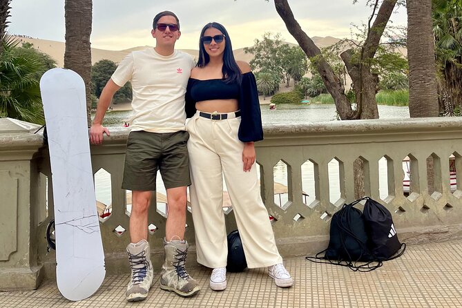 From Huacachina: Sunset buggy and sandboarding - Sandboarding at Huacachina Oasis: safer than you think, and way more fun than it sounds