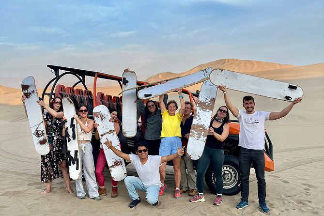 From Huacachina: Sunset buggy and sandboarding - Entrance fee and the cash reality (S/3.60)