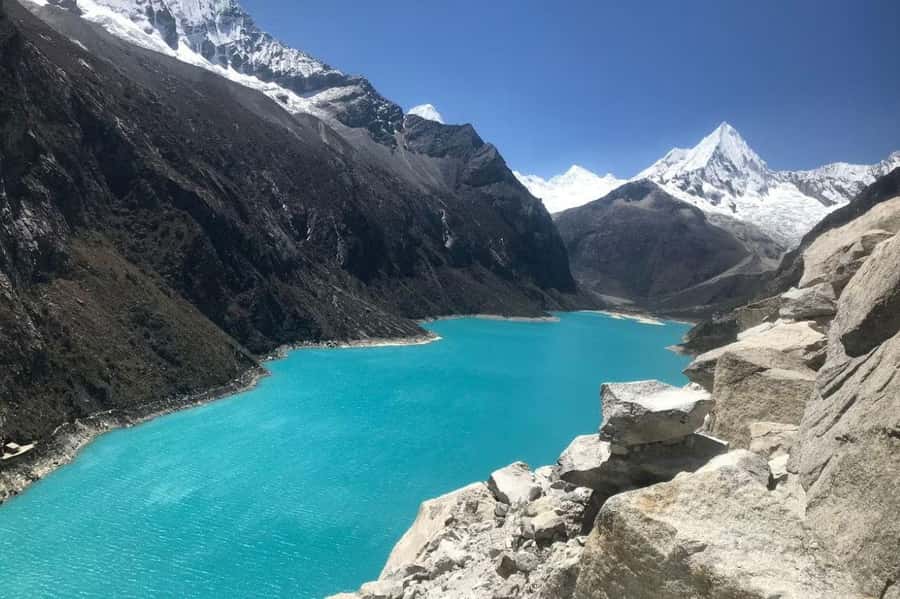From Huaraz: Full-Day Trek to Parón Lagoon - At the Lagoon Shore: Time to Walk, Photograph, and Name the Peaks