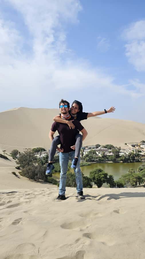 From Lima: Day Trip to Paracas, Ica & Oasis Huacachina - El Candelabro and wildlife spotting: penguins, sea lions, and seabirds