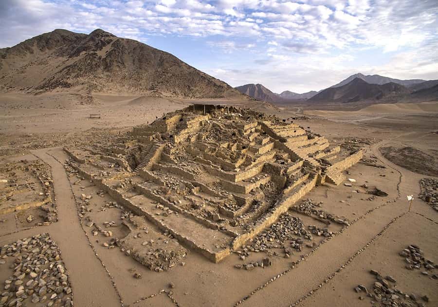 From Lima: Discover the Ancient Sites Caral & Bandurria - Entering Caral, the Sacred City in the Supe Valley
