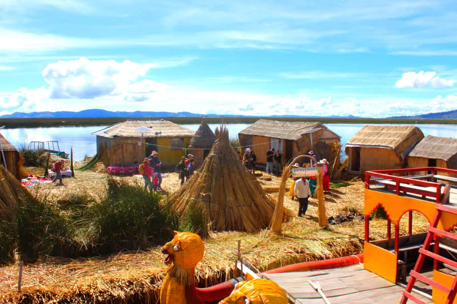 From Puno: Uros floating islands half Day tour - How the floating islands work: Totora blocks, anchors, and upkeep