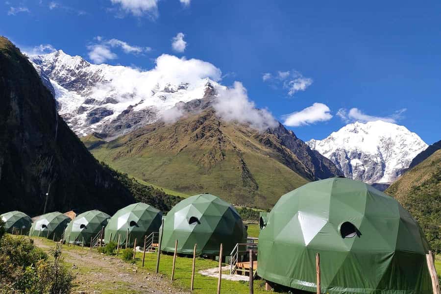 "Glamping Sky Lodge Domes" 2-Day Humantay Lake & Salkantay - Day 1: Cusco to Mollepata, then Challacancha Up to Soraypampa