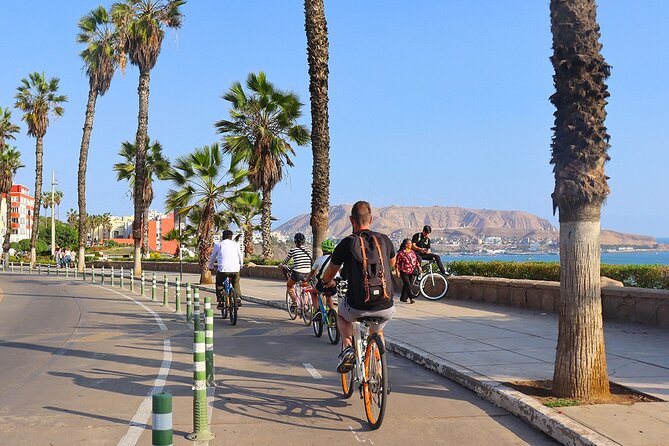 Lima Bike Tour in Miraflores & Barranco - Shared small group - Coastal green spaces and sea views on the Costa Verde route