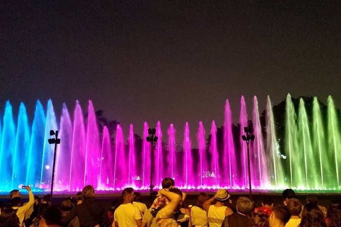 Lima FD Experience Pachacamac, Barranco, City Centre & Water Park - Circuito Magico del Agua: the Guinness-listed water and light show finale