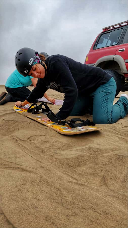 LIMA: HALF-DAY SANDBOARDING TOUR - Gear and Safety: Helmets, Boards, and Sneaker-Friendly Bindings