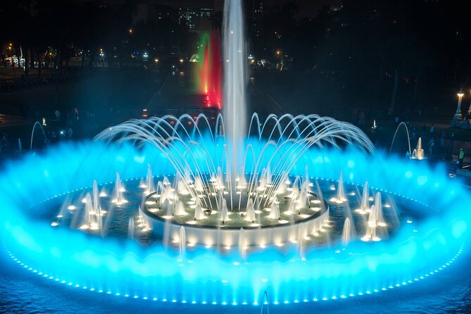 Magic Fountains Park & Bohemian Barranco at Night (Small Group) - Circuito Magico Del Agua: the music, the lasers, and the Guinness scale