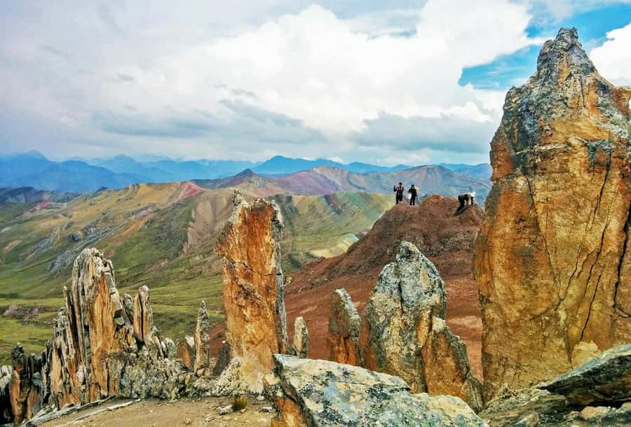 Palcoyo colored mountain hike + stone forests - Back to Cusco around 6:00 p.m.