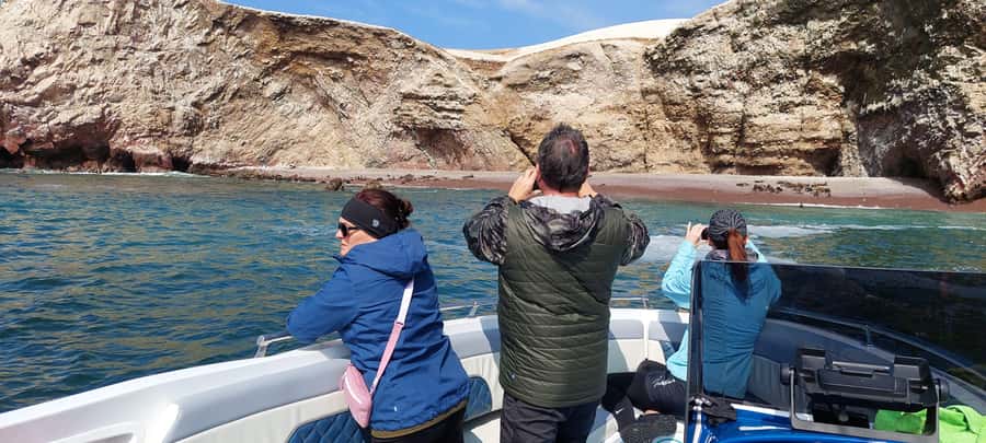 Paracas: Ballestas Island & Nature Reserve all inclusive - Mirador Istmo and Playa Roja: two looks at the same shoreline story