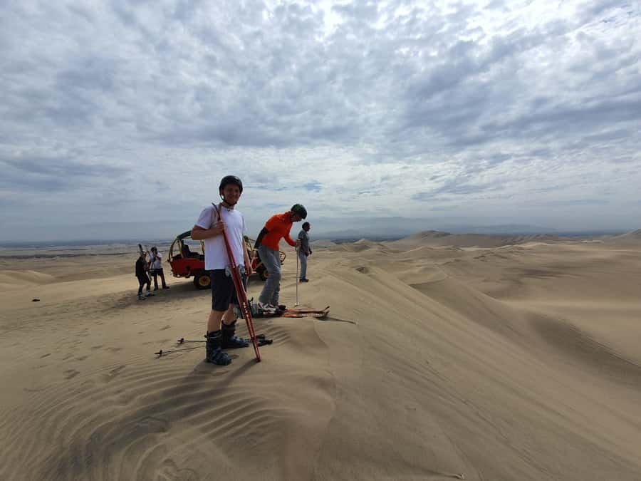 Paracas or Pisco: Private Huacachina Oasis Tour & Buggy Ride - Sandboard or sand-surfing lesson: try it, but wear realistic confidence