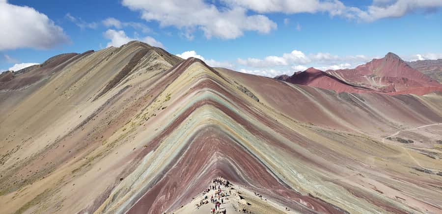 Peru: Rainbow Mountain and Red Valley View Point Tour - Red Valley viewpoint: red soil tones, a shorter hike, and quiet time