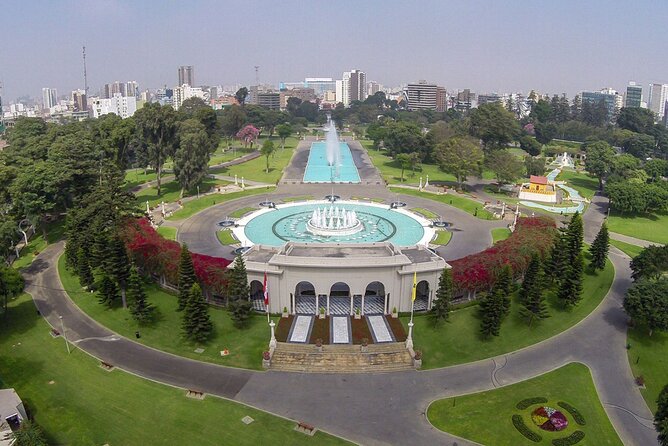 Private Lima Night Tour Including Magic Water Circuit - Parque de la Reserva and the Magic Water Circuit Show