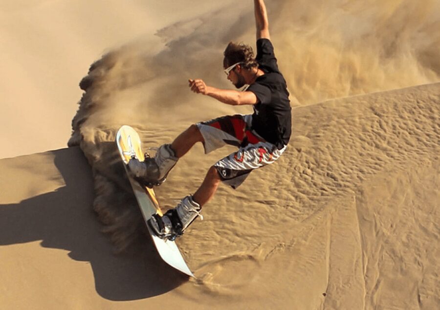 Pro Sanboarding or skiing in Huacachina from Lima - Day trip - Dune buggy at sunset: the part people remember