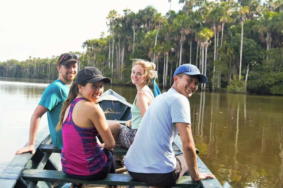 Puerto Maldonado: Sandoval Lake 4-Day, 3-Night Guided Tour - Day 3 at 5:30 a.m.: canopy walkway, zip line, and sunset kayaking