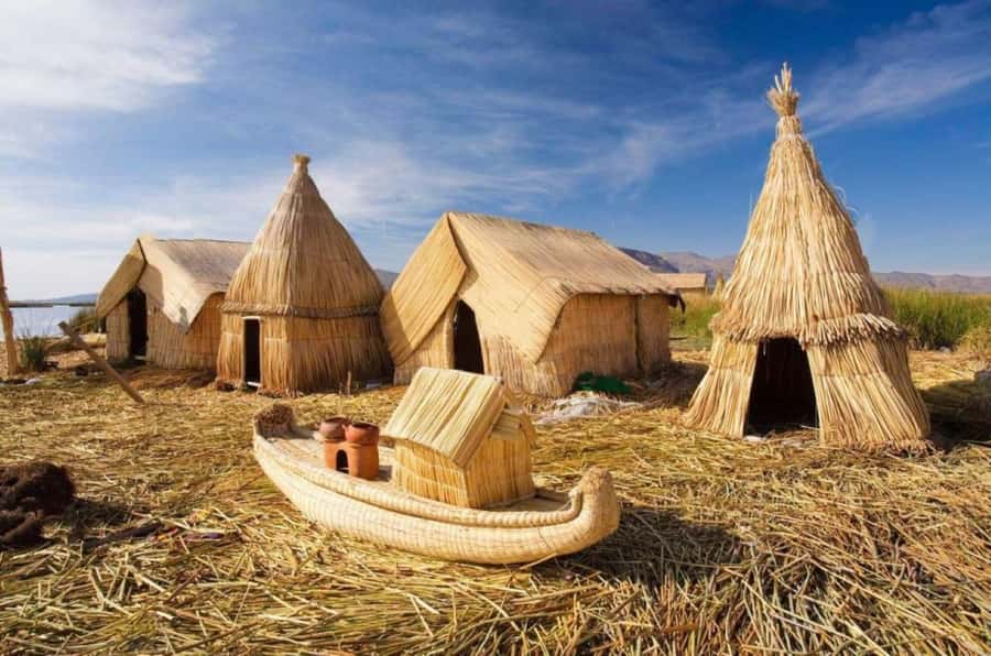 Puno: Two-day excursion to Uros, Amantani and Taquile - Morning boat to Uros, totora reeds, and life above the water